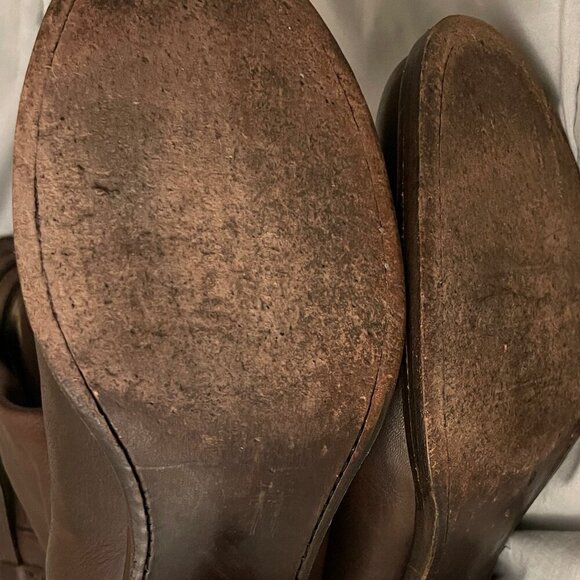 SOLD Women's Frye Jane Strappy Leather Riding Boots, Size 7 B - Picture 14 of 16